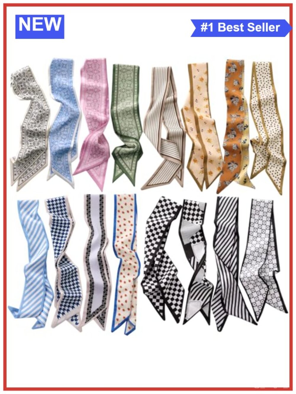 Multifunctional Boho Purse Scarf Neckerchief for Women Lightweight